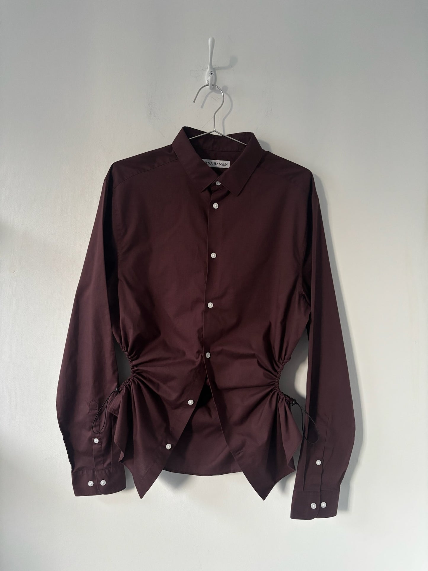 L Nena Hansen Bungee Shirt - Dark Red Brown