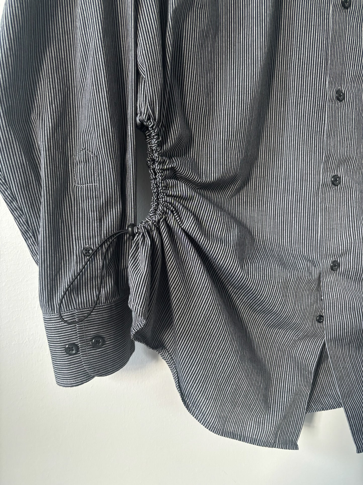 XXL Nena Hansen Bungee Shirt - Black Grey Stripe
