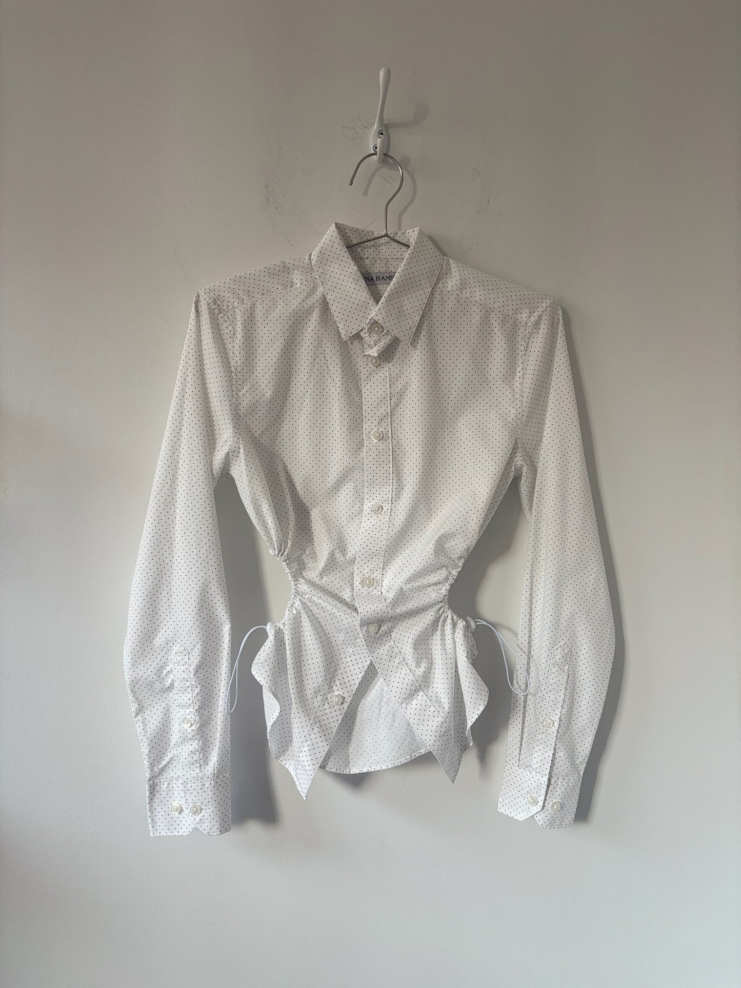 XS Nena Hansen Bungee Shirt - White Dot