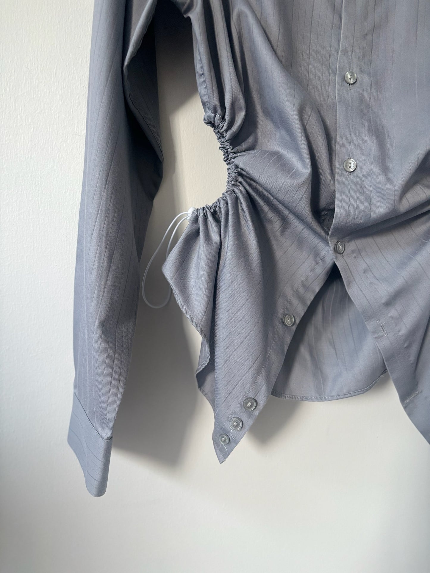 M Nena Hansen Bungee Shirt - Light Grey Stripe