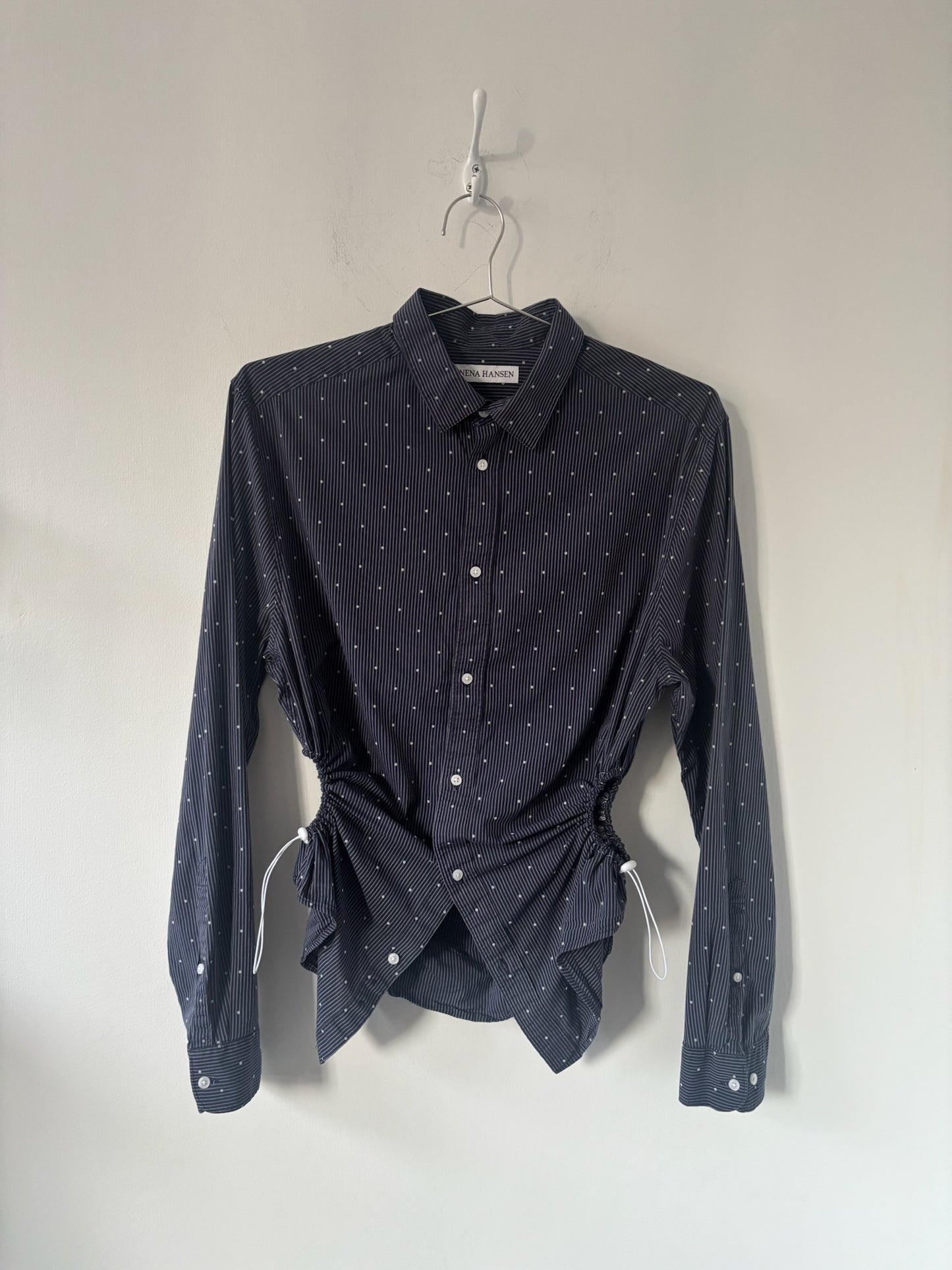 M Nena Hansen Bungee Shirt - Blue Stripe Dot