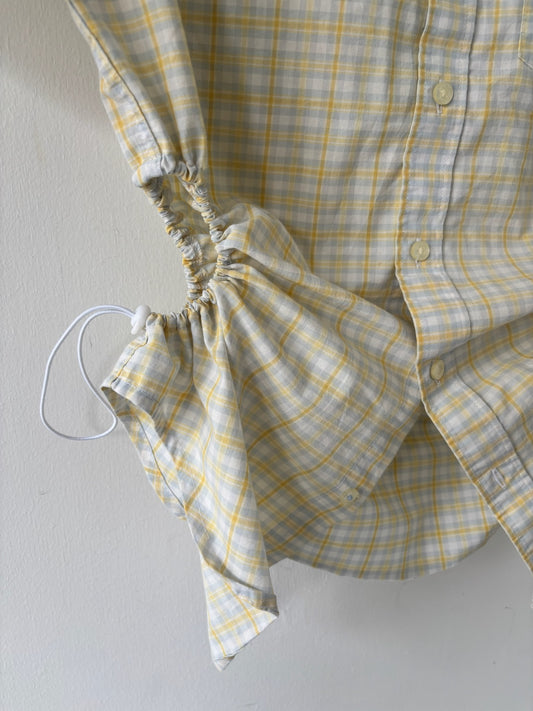 S Nena Hansen Bungee Shirt Short Sleeve - Yellow Plaid