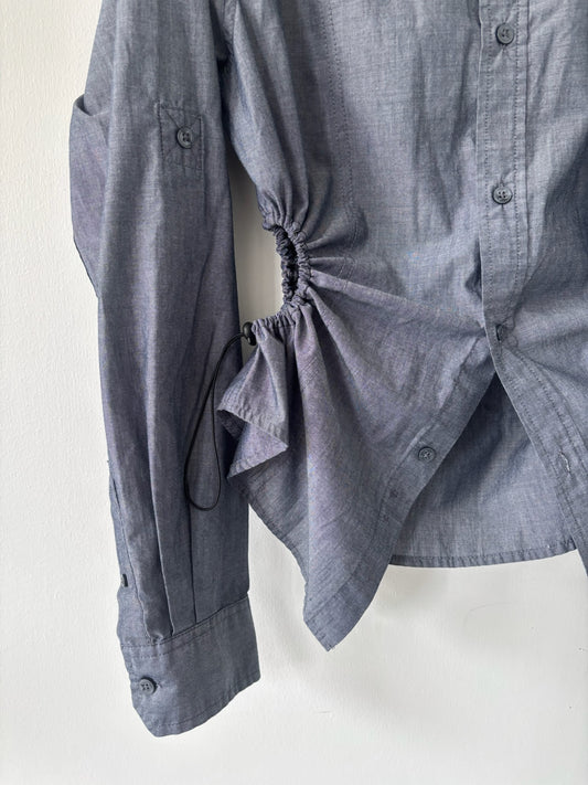 M Nena Hansen Bungee Shirt - Blue Grey