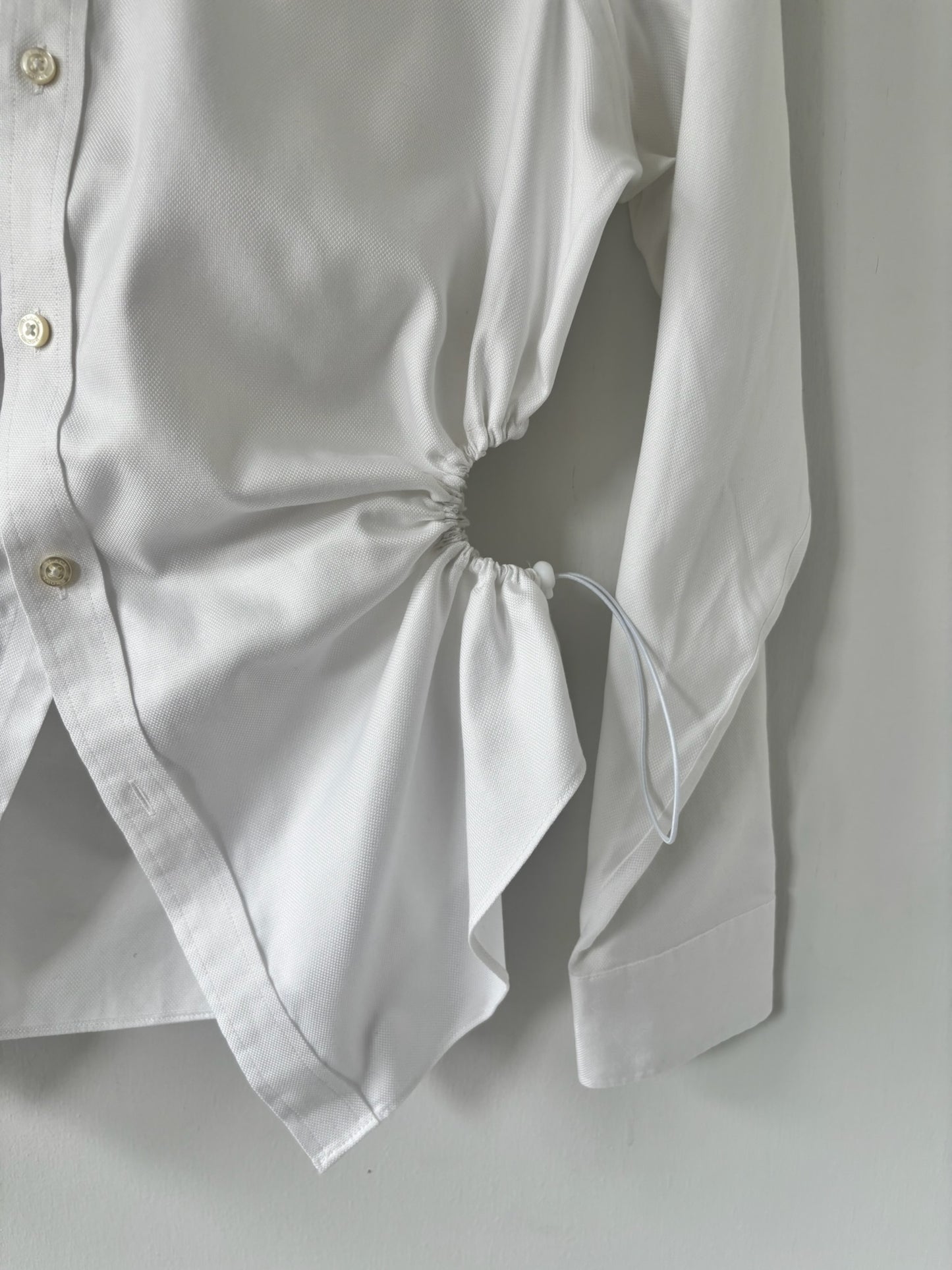 M/L Nena Hansen Bungee Shirt - White