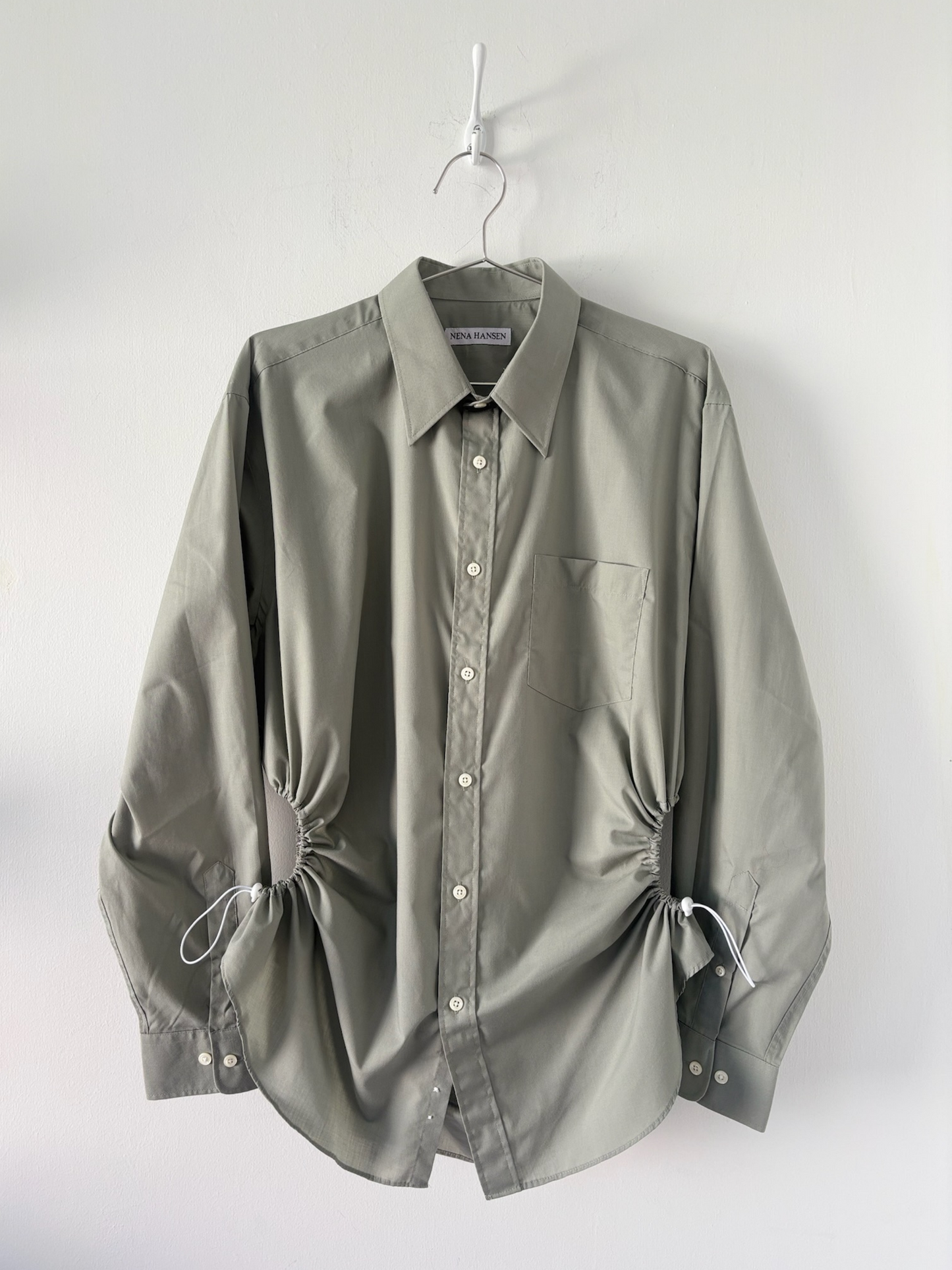 L/XL Nena Hansen Bungee Shirt - Sage Green