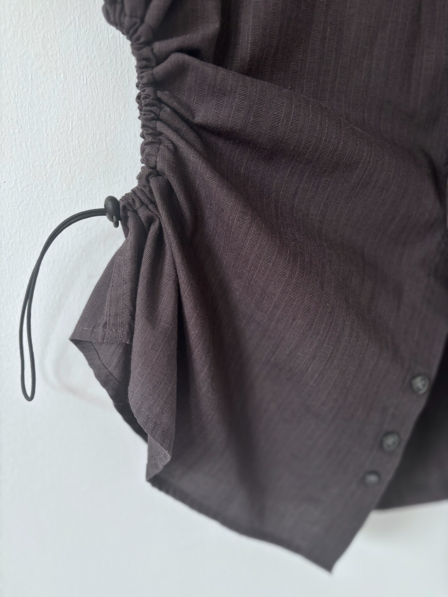 XL/XXL Nena Hansen Bungee Shirt - Dark Brown Stripe