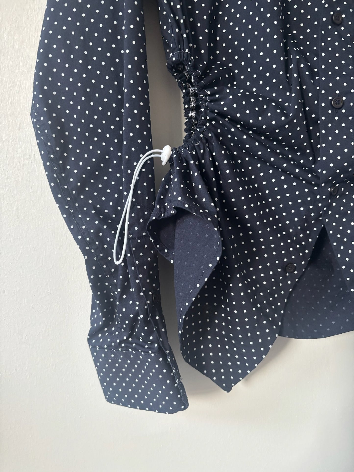 M Nena Hansen Bungee Shirt - Navy Large Dot