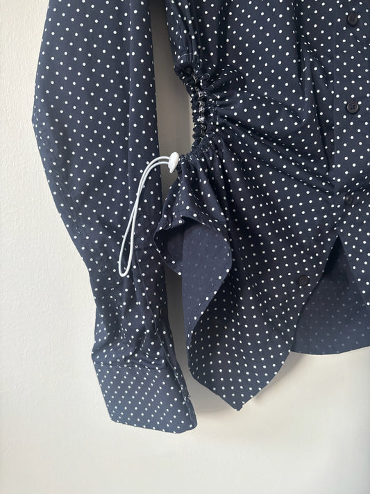 M Nena Hansen Bungee Shirt - Navy Large Dot