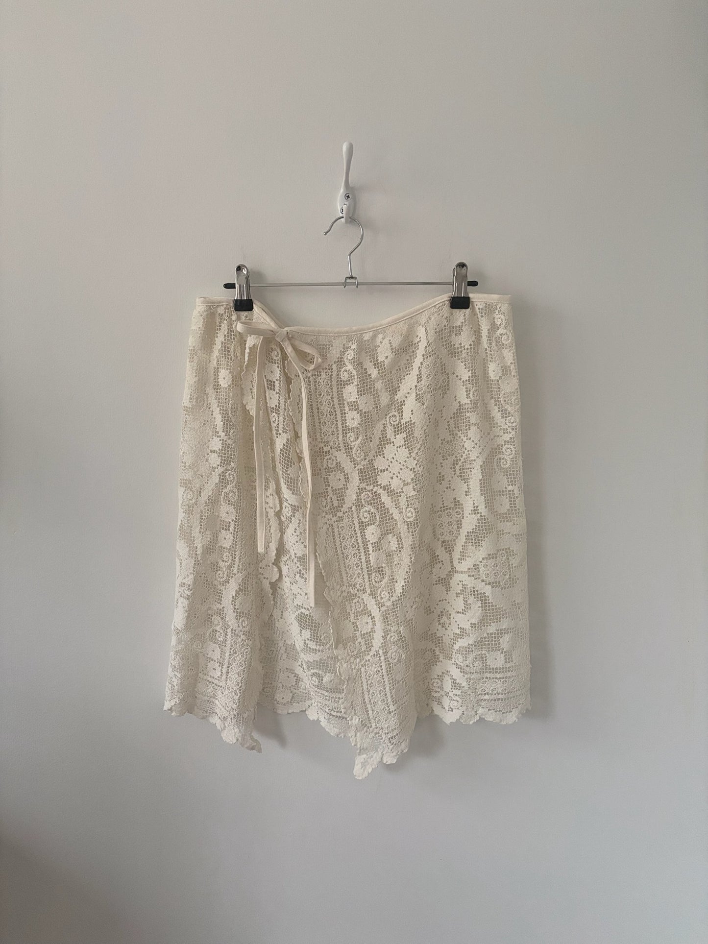 XS-XL Nena Hansen Wrap Skirt - Botanical Filet Lace