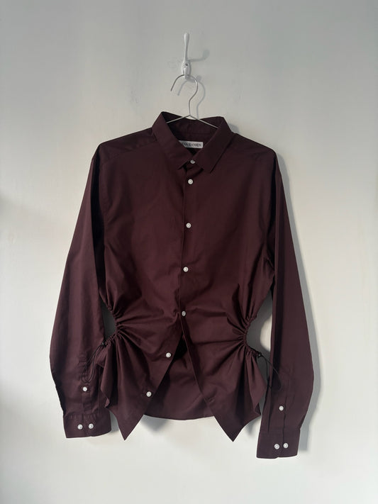 L Nena Hansen Bungee Shirt - Dark Red Brown