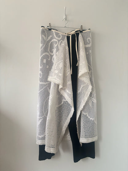 XS-M Nena Hansen Wrap Skirt - Dafodil Filet Lace