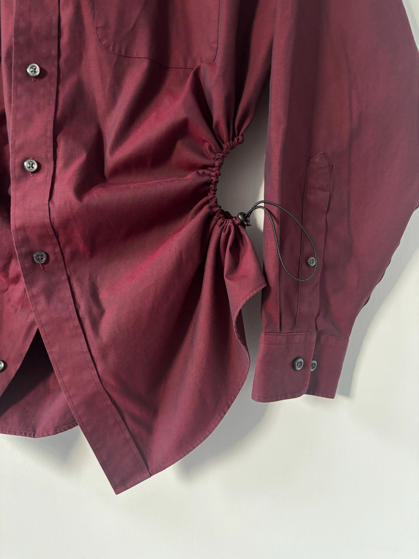 L/XL Nena Hansen Bungee Shirt - Dark Red