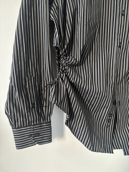 XL/XXL Nena Hansen Bungee Shirt - Black Mixed Stripe