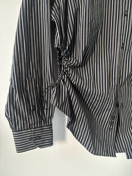 XL/XXL Nena Hansen Bungee Shirt - Black Mixed Stripe