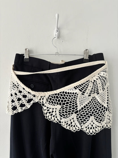 Nena Hansen Wrap Skirt - Floral Combination Crochet