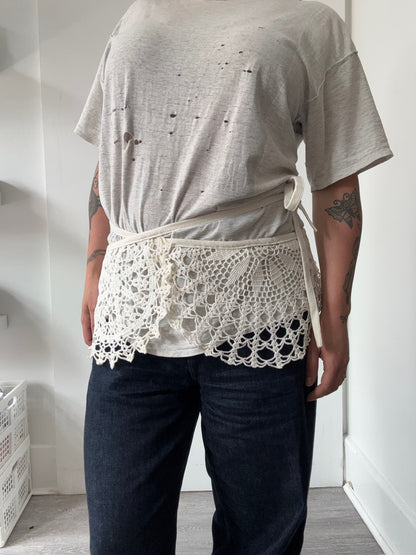 Nena Hansen Wrap Skirt - Floral Combination Crochet