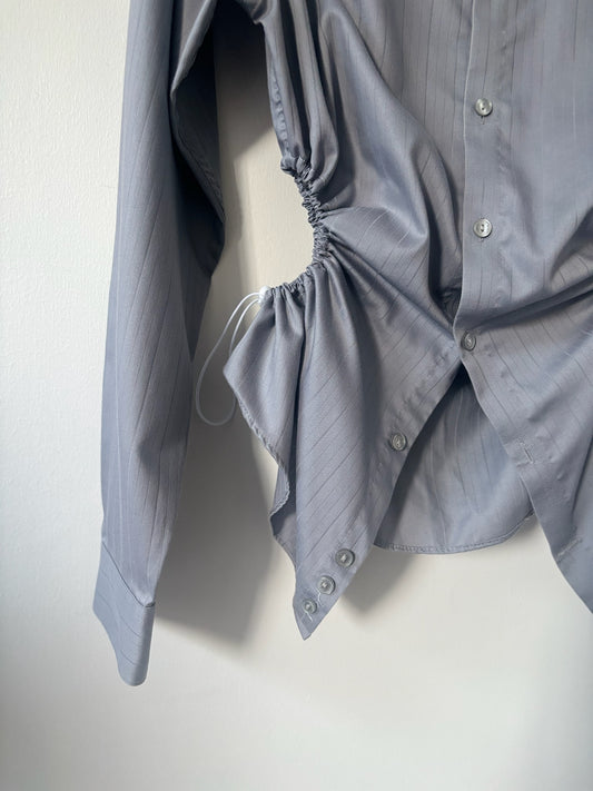 M Nena Hansen Bungee Shirt - Light Grey Stripe