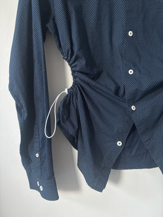 M Nena Hansen Bungee Shirt - Navy Small Dot