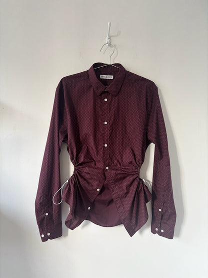 M Nena Hansen Bungee Shirt - Burgundy Dot