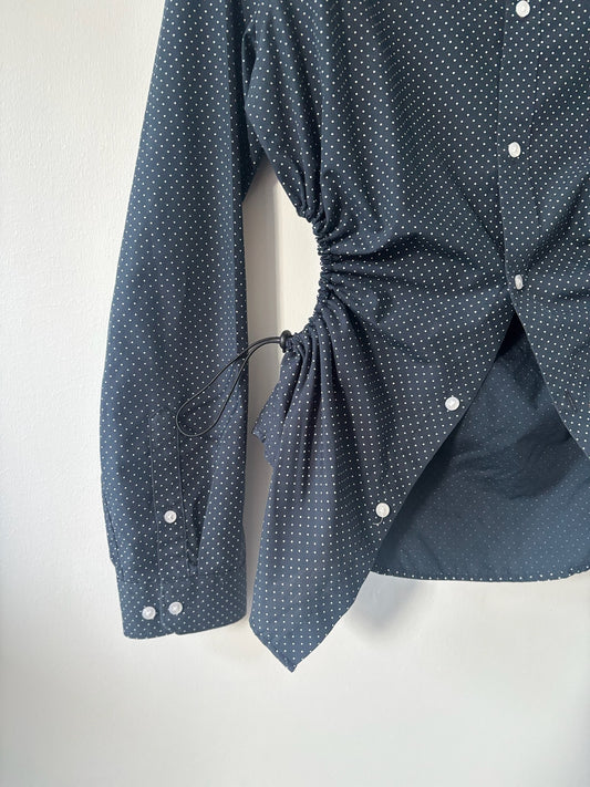 S/M Nena Hansen Bungee Shirt - Black Dot
