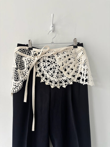 Nena Hansen Wrap Skirt - Floral Combination Crochet