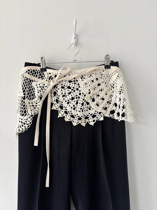 Nena Hansen Wrap Skirt - Floral Combination Crochet
