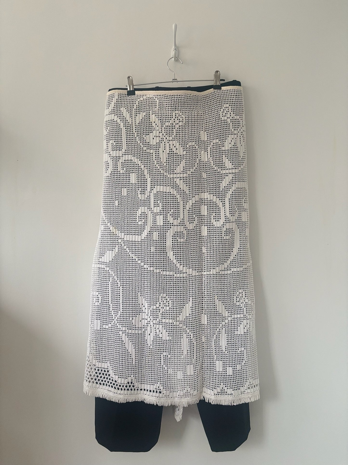 XS-M Nena Hansen Wrap Skirt - Dafodil Filet Lace