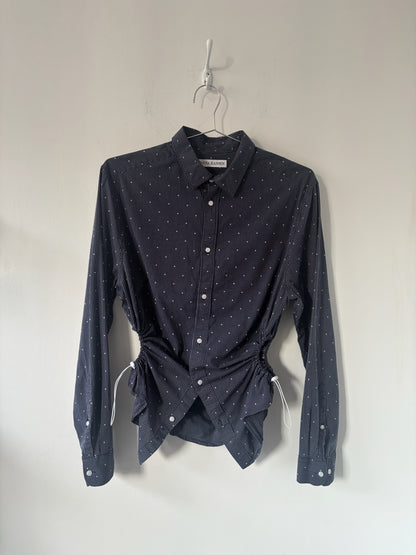 M Nena Hansen Bungee Shirt - Blue Stripe Dot