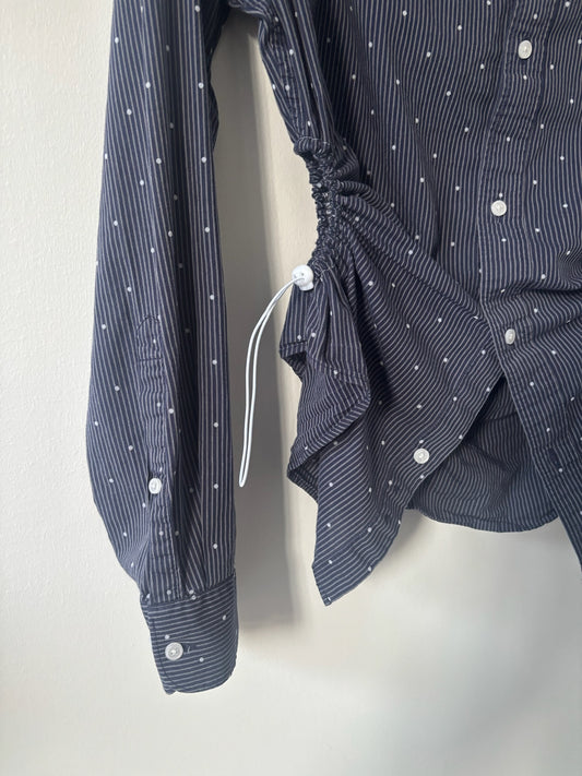 M Nena Hansen Bungee Shirt - Blue Stripe Dot