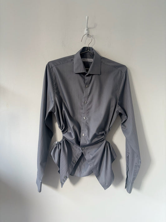 M Nena Hansen Bungee Shirt - Light Grey Stripe