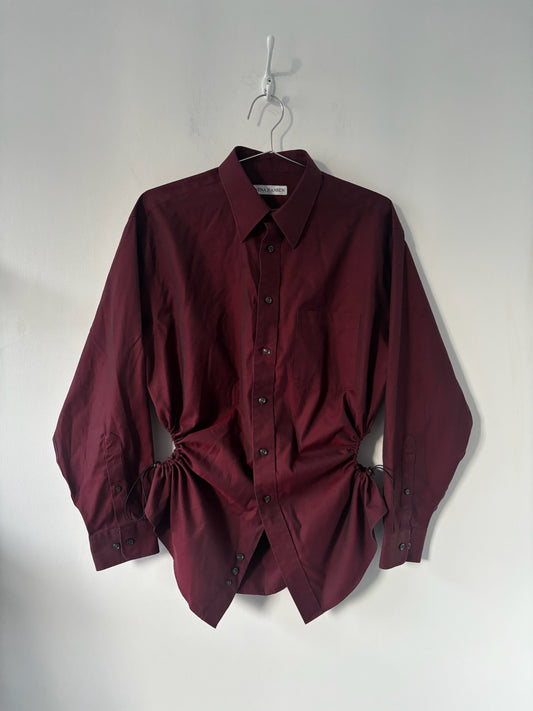 L/XL Nena Hansen Bungee Shirt - Dark Red
