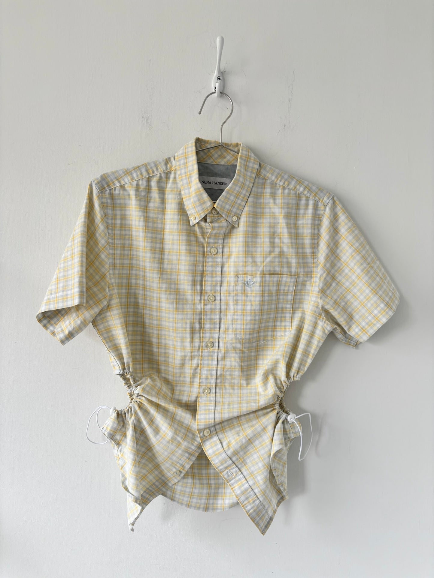 S Nena Hansen Bungee Shirt Short Sleeve - Yellow Plaid