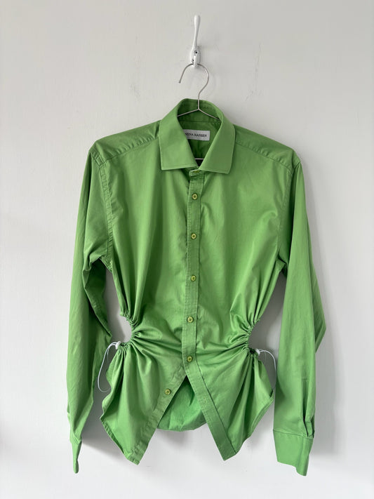 S/M Nena Hansen Bungee Shirt - Spring Green