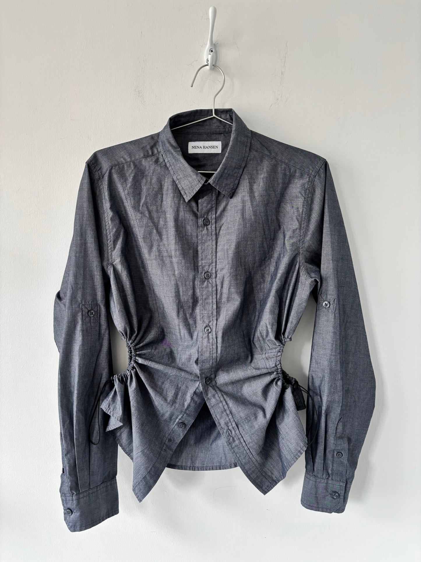 M Nena Hansen Bungee Shirt - Blue Grey