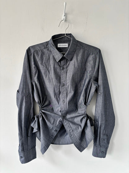 M Nena Hansen Bungee Shirt - Blue Grey