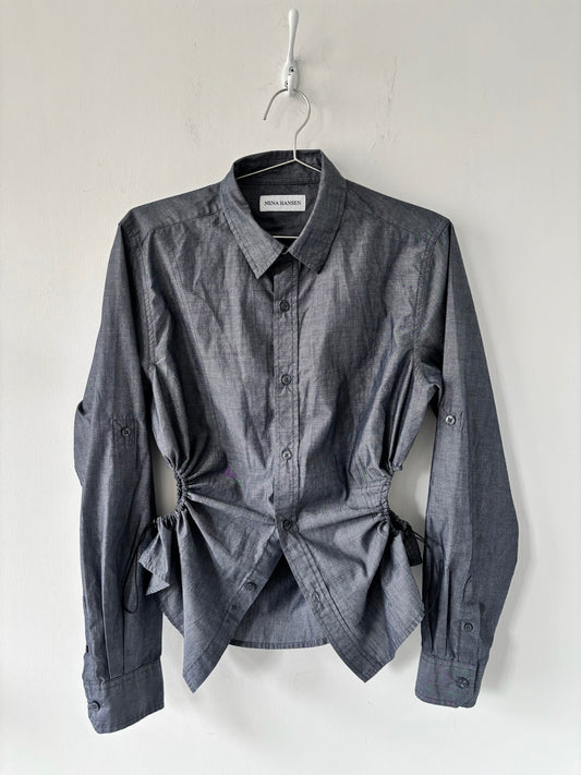 M Nena Hansen Bungee Shirt - Blue Grey