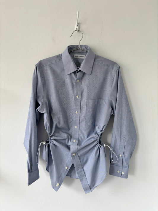 M Nena Hansen Bungee Shirt - Blue Pin Stripe