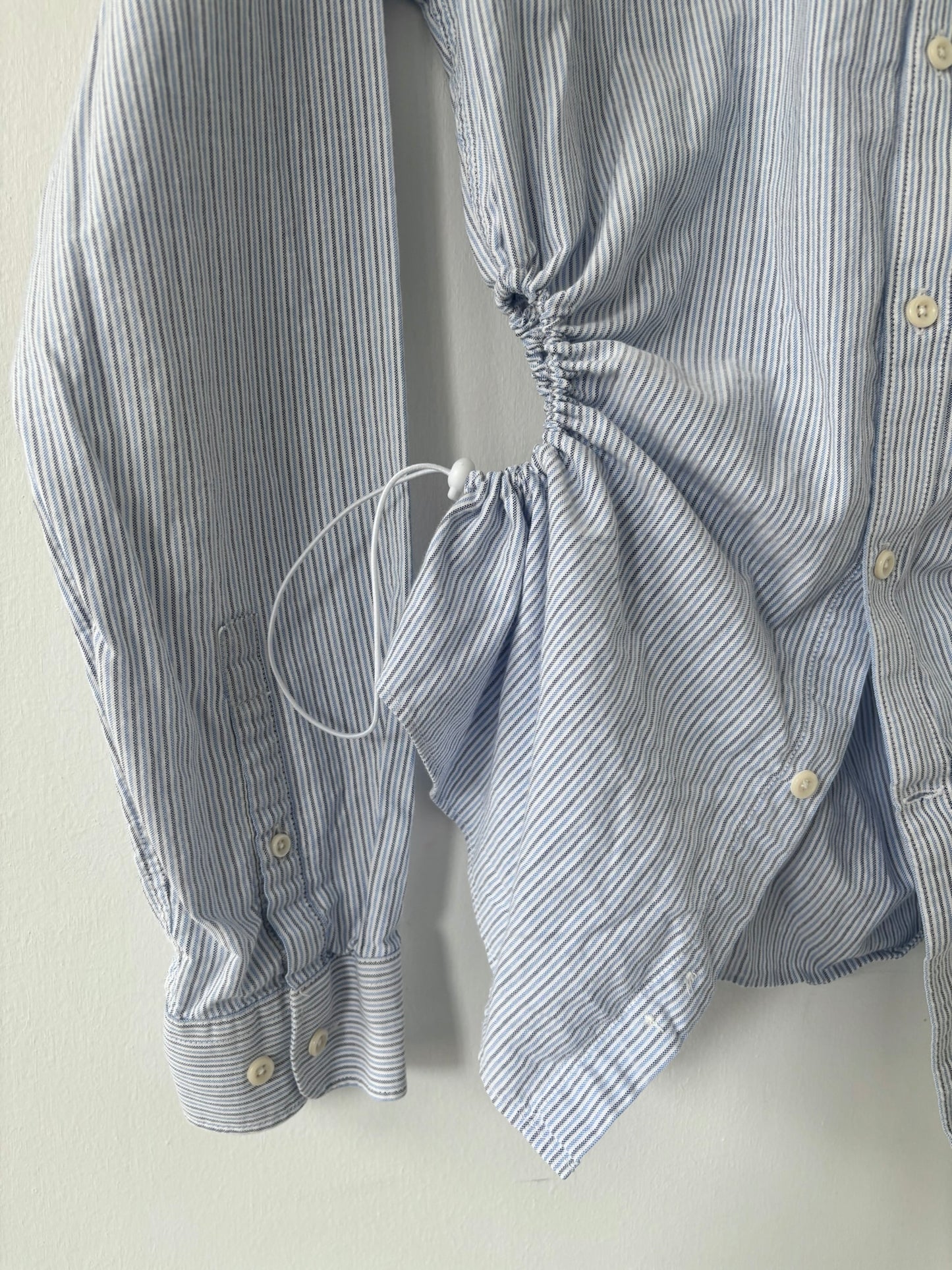 M Nena Hansen Bungee Shirt - Mixed Blue Stripe