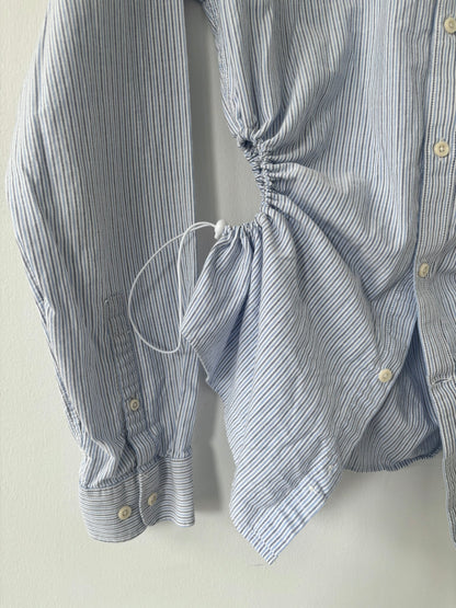 M Nena Hansen Bungee Shirt - Mixed Blue Stripe