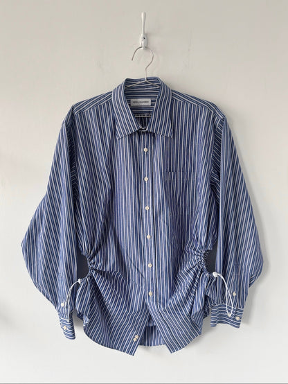 XXL Nena Hansen Bungee Shirt - Blue Brown Stripe