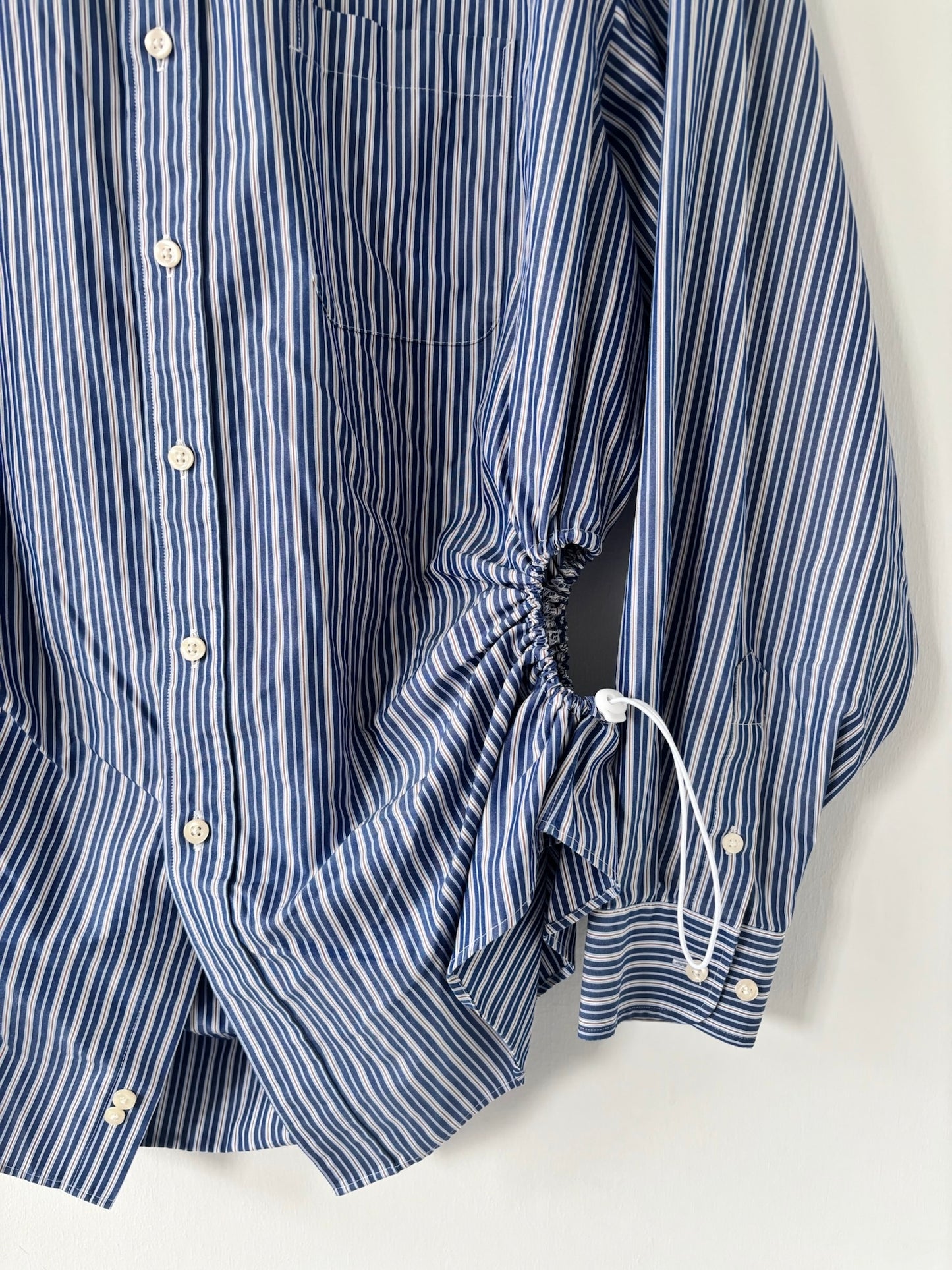 XXL Nena Hansen Bungee Shirt - Blue Brown Stripe