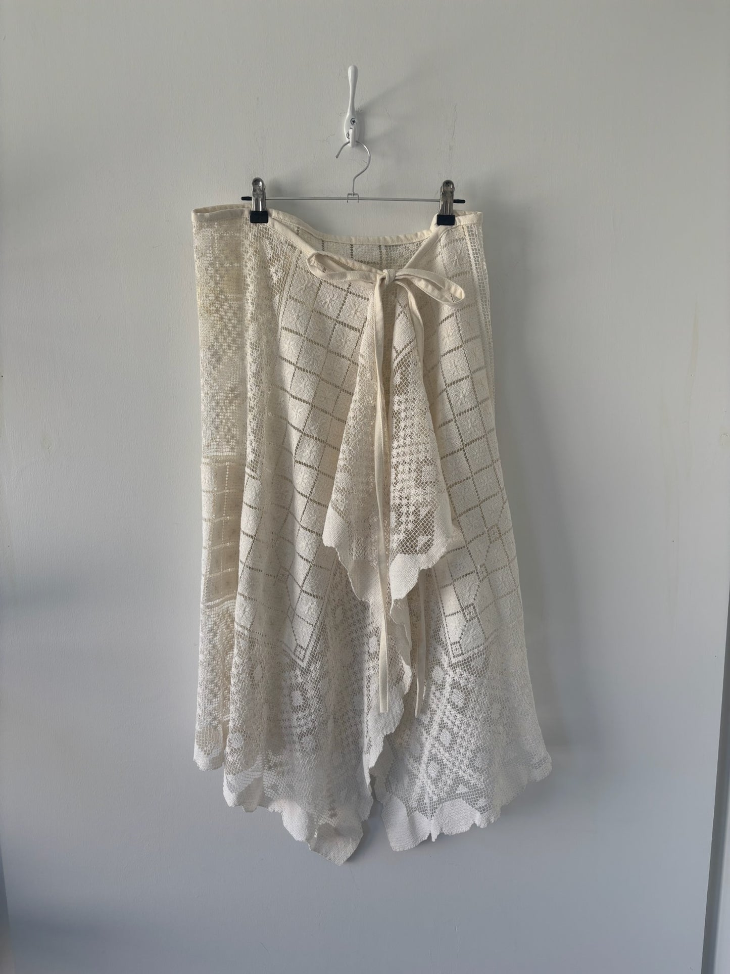 Nena Hansen Wrap Skirt – Floral Grid