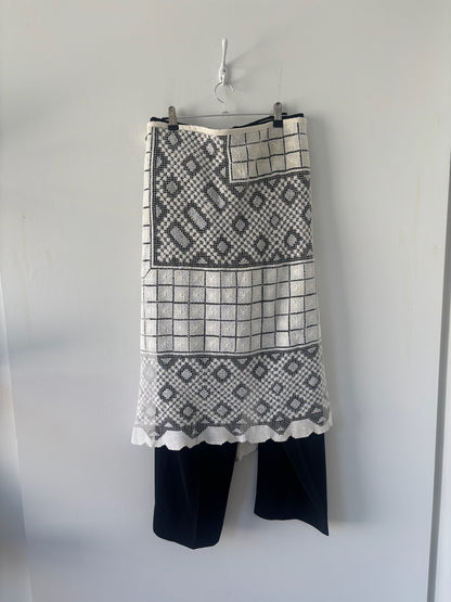 Nena Hansen Wrap Skirt – Floral Grid