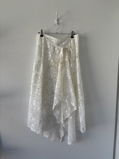 Nena Hansen Wrap Skirt - Diamond Daisies
