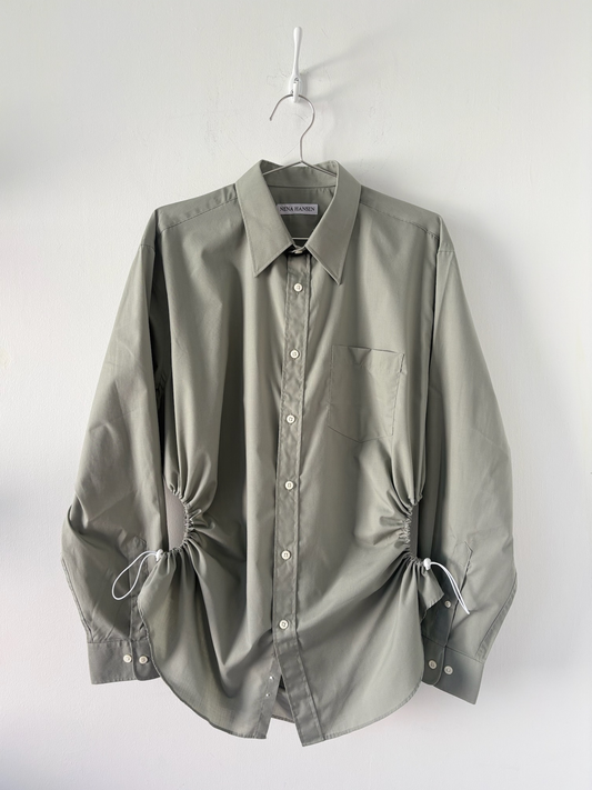 L/XL Nena Hansen Bungee Shirt - Sage Green