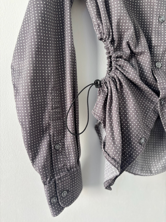 S Nena Hansen Bungee Shirt - Soft Grey Dot