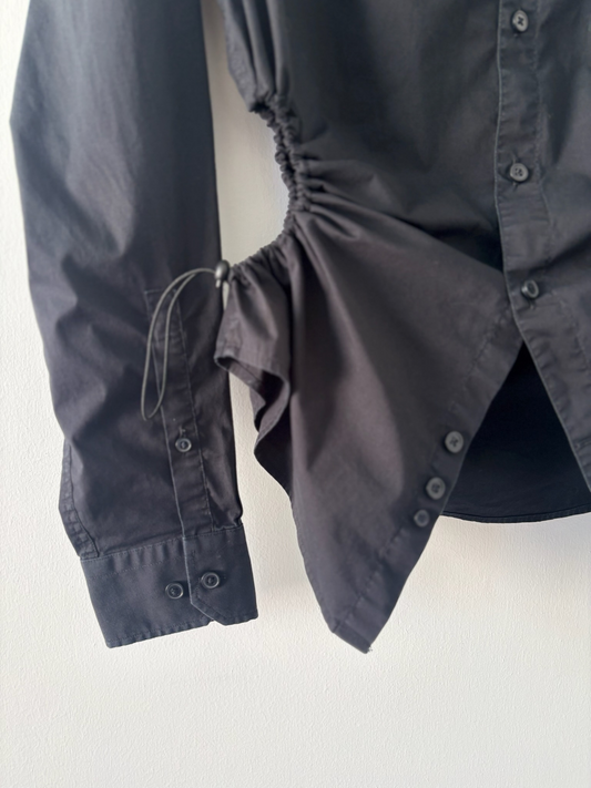 S/M Nena Hansen Bungee Shirt - Black