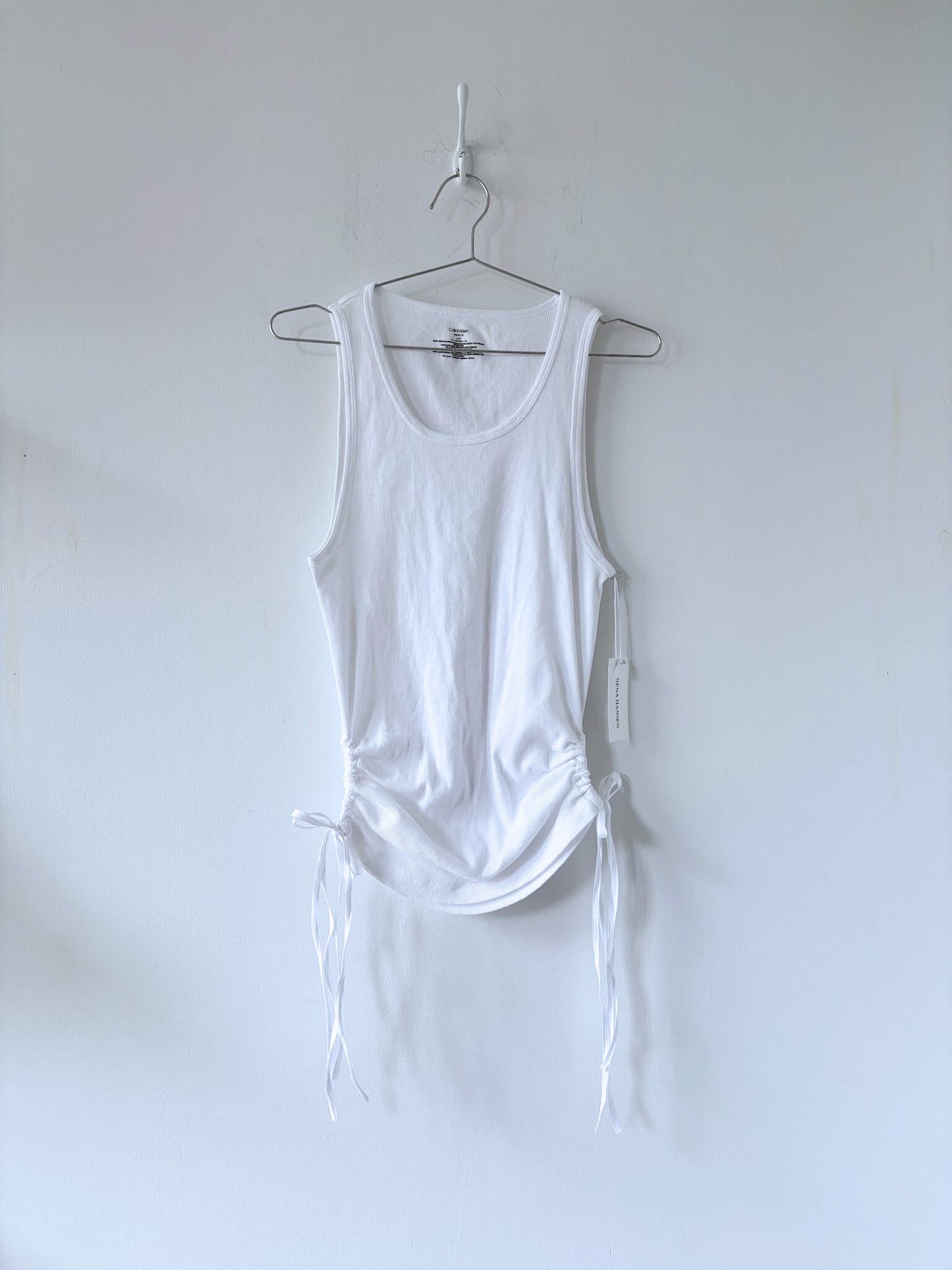 Nena Hansen Strap Tank - White